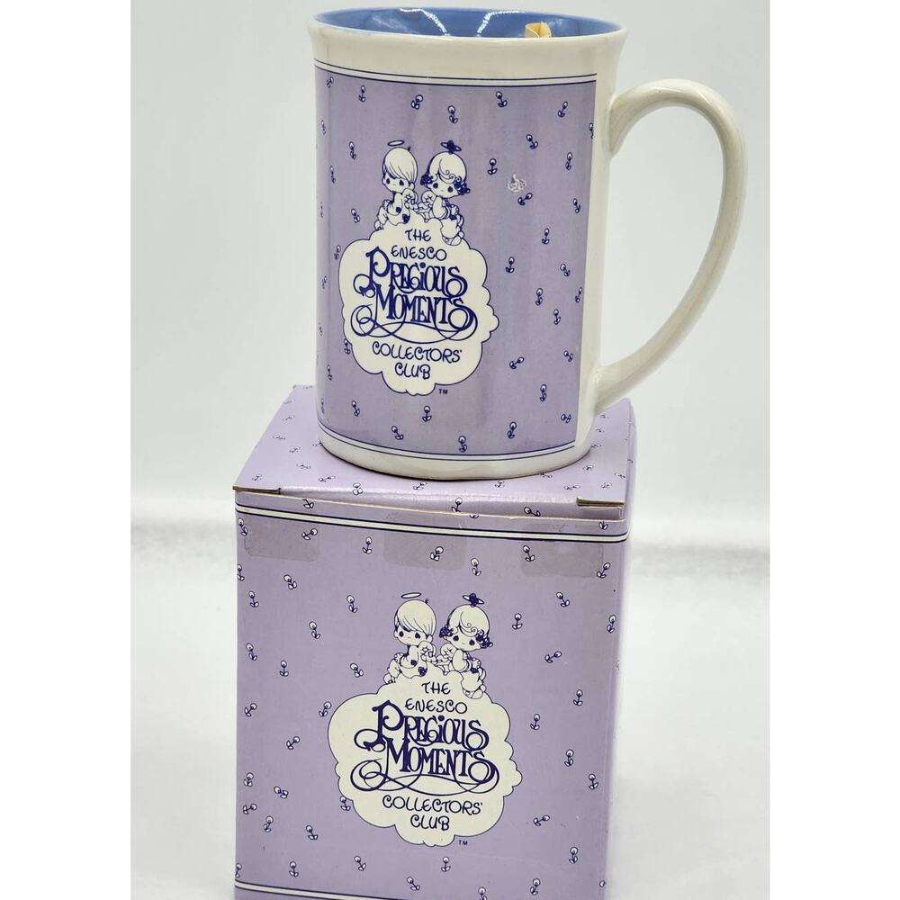 Precious Moments Mug Cup Collectors Club Vintage W/Box Tags